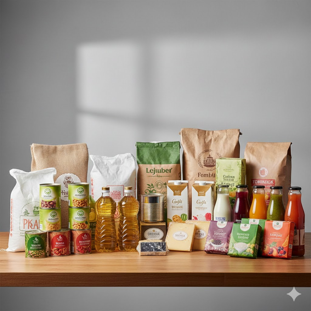 السلع الغذائية الجافة